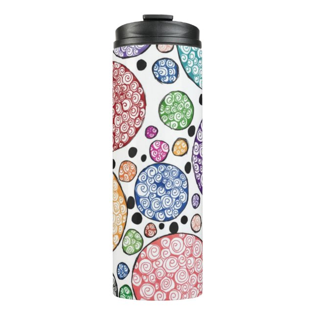 Termo Zentangle circles pattern (Anverso)