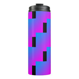 Termo Zigzag Azul Rosa Negro Púrpura 4Roxy