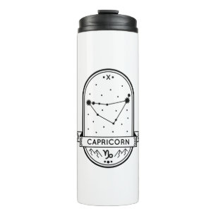 TERMO ZODIAC BADGE CONSTELLATION CAPRICORN STROKE