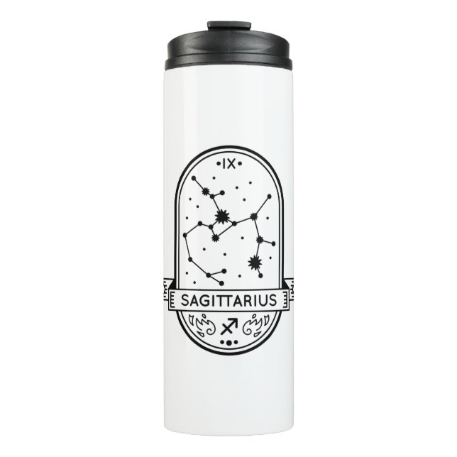 TERMO ZODIAC BADGE CONSTELLATION SAGITTARIUS STROKE (Anverso)
