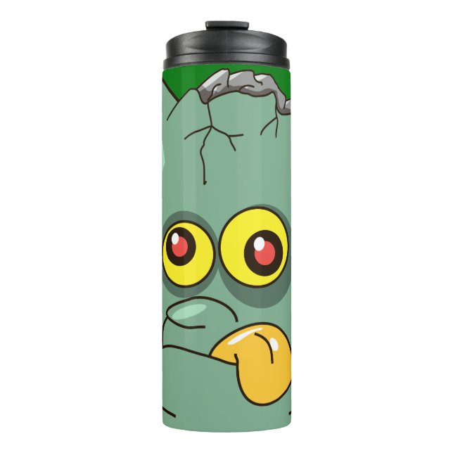 Termo Zombie Tonto en Cementerio (Anverso)