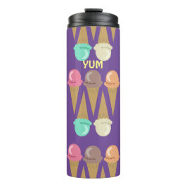 Termo Zona de cono de crema de hielo dulce dulce congela