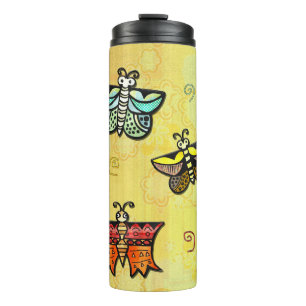 Termo Zuni Butterfly Folk Art