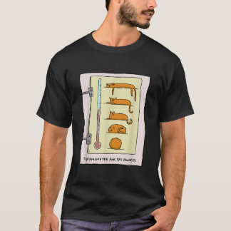 Termómetro de gato para camiseta de regalo y diver
