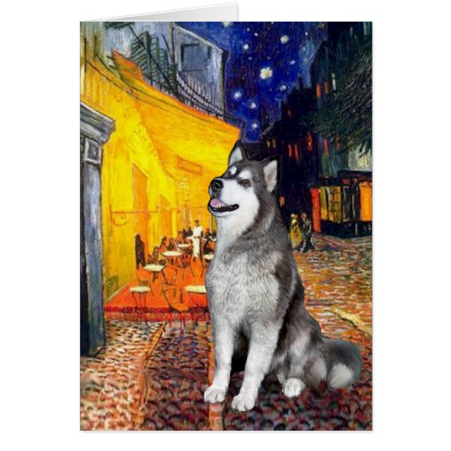 Terrace Cafe - Alaskan Malamute (Frente)