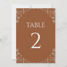 Terracota| Boda botánico de flores silvestres dibu