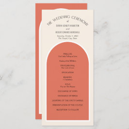 Terracota desierto tonos tierra Simple Arco modern