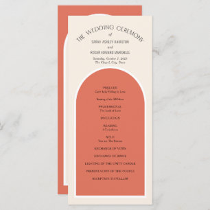 Terracota desierto tonos tierra Simple Arco modern