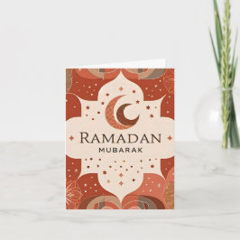 Terracota Red Craft Ramadan Mubarak