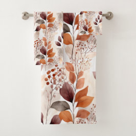 Terracota y hojas de otoño de Borgoña | Boho Autum