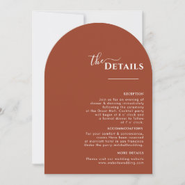 Terracotta Boho Itinerario, programa de bodas de r