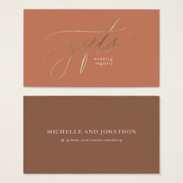 Terracotta Dusty Naranja Elegant Registro De Regal