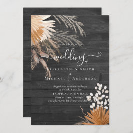 Terracotta Pampas Boda Tropical Grass