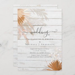 Terracotta Pampas Boda Tropical Grass