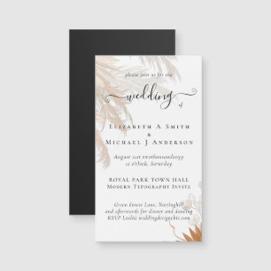 Terracotta Pampas Boda Tropical Grass