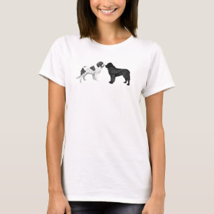 Terranova alberga camiseta negra del Landseer