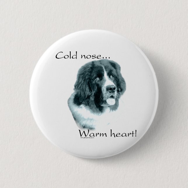 Terranova Cold Nose Cálido corazón - Botón (Anverso)