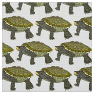 Terrapin (blanco) - Tela de Tejido de Poliéster