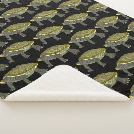 Terrapin (manta estampada) - Manta Sherpa