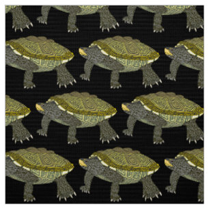 Terrapin (negro) - Tela de Tejido de Poliéster