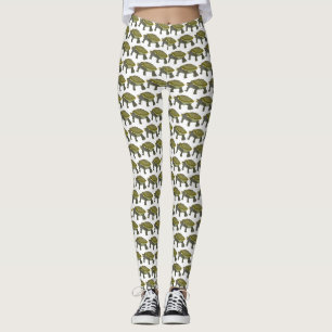 Terrapin (patrón blanco) - Leggings de mujer