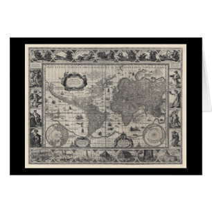 Terrarum del totius de Nova, mapa del mundo