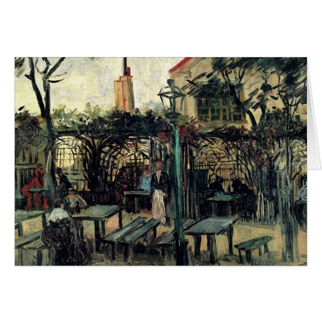 Terraza de un café en Montmartre La Guinguette (Anverso (Horizontal))