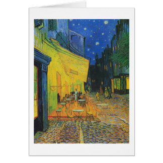 Terraza del café de Van Gogh el | en la noche el |