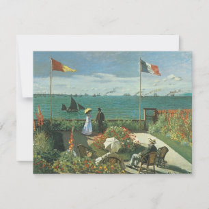 Terraza junto al mar por Claude Monet