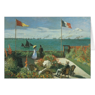 Terraza junto al mar por Claude Monet
