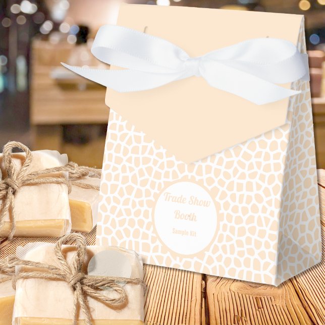 Terrazzo - Naranja Caja de muestras de carpas (Terrazzo - Orange Peach Tent Sampler Box by Leapfroglisics Shop)