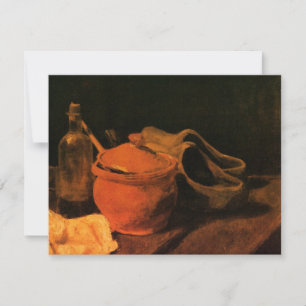 Terrena, botella y troncos de Vincent van Gogh