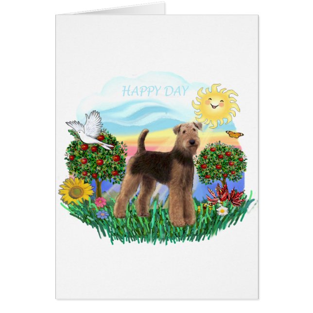 Terrier Airedale (Frente)