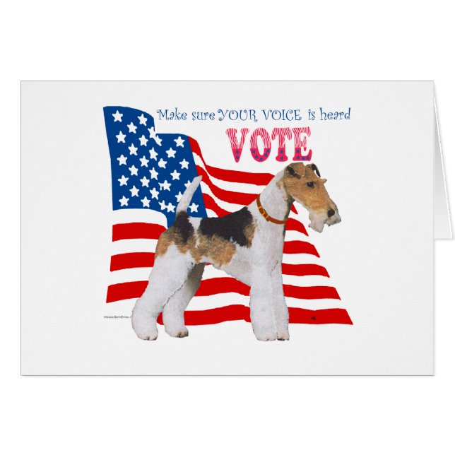 Terrier de Fox de Pelo Duro VOTA (Anverso (Horizontal))