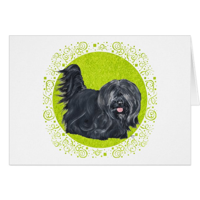 Terrier de Skye Hierba Verde (Anverso (Horizontal))