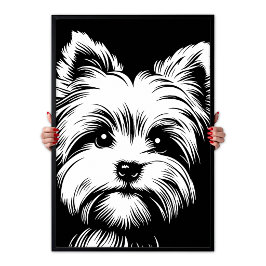 Terrier de Yorkshire "Yorkie" Estética Chic Arte P
