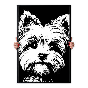 Terrier de Yorkshire "Yorkie" Estética Chic Arte P