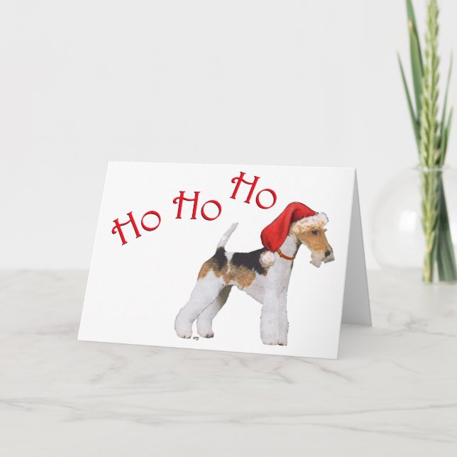 Terrier de zorro con alambre de Navidad (Anverso)