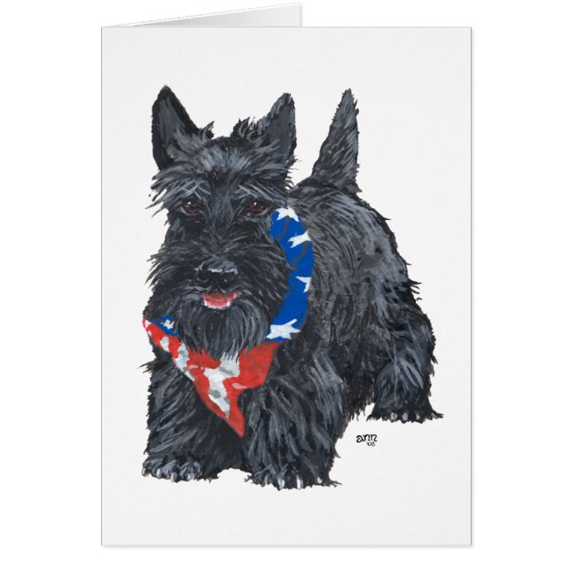 Terrier Escocés Patriótico (Frente)