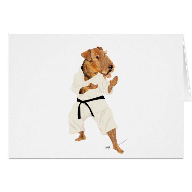 Terrier Karate (Anverso (Horizontal))