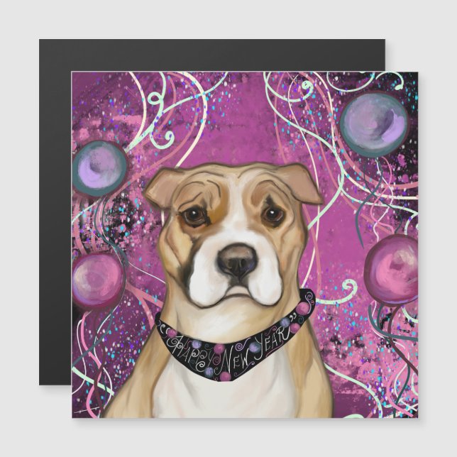 TERRIER STAFFORDSHIRE AMERICANO                (Anverso/Reverso)