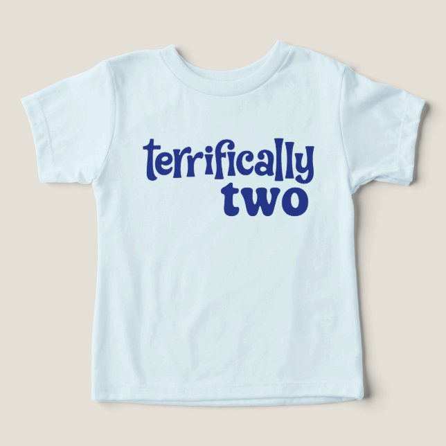 Terrifically Two T-shirt (Diseño delantero )