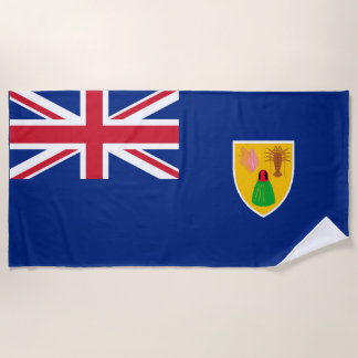 Territorio Británico Toalla de Playa con Bandera T
