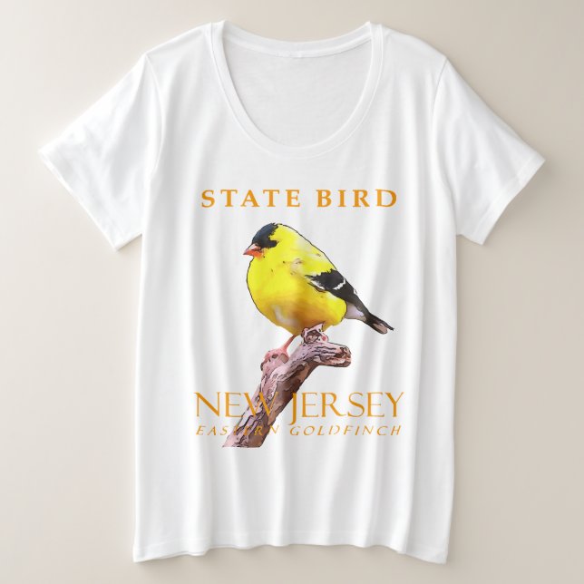Territorio de Nueva Jersey Ave El Jilguero Orienta (Anverso del diseño)