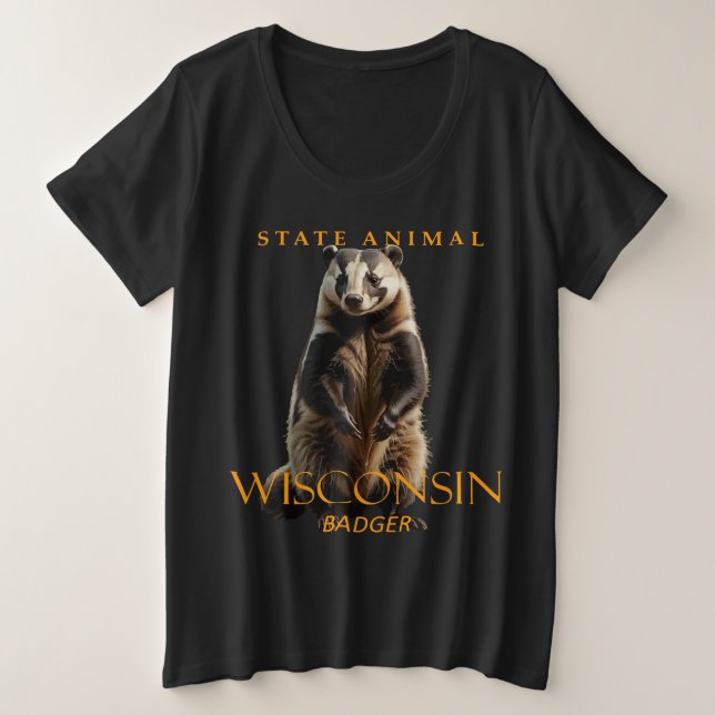 Territorio de Wisconsin Animal El Tejón (Anverso del diseño)