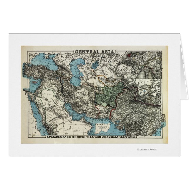 Territorios Británicos y Rusos de Afganistán (Anverso (Horizontal))