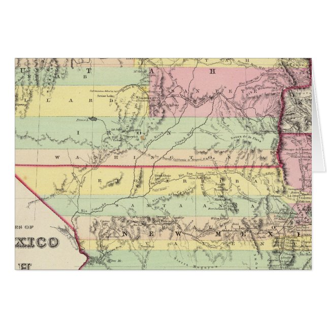 Territorios de Nuevo México y Utah (Anverso (Horizontal))