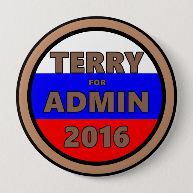 Terry para el botón del Admin 2016 (Anverso)