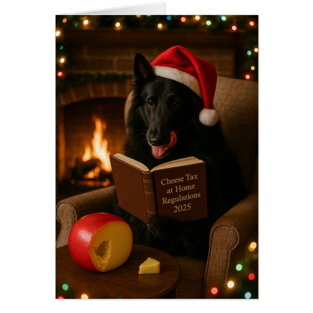 Tervuren 'Cheese Tax' Christmas card (Frente)