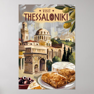 Tesalónica Grecia Painterly Viaja arte de moda